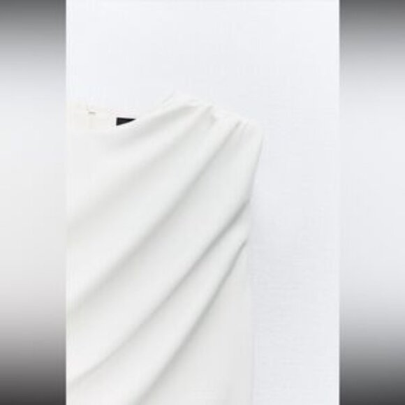 Zara formal white maxi dress - size XS - Picture 3 of 11